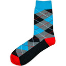 Bassin and Brown Blue Argyle Socks