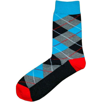 Bassin and Brown Blue Argyle Socks