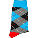 Bassin and Brown Blue Argyle Socks