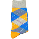Bassin and Brown Blue Argyle Socks