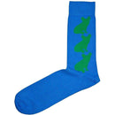 Bassin and Brown Blue French Bulldog Bamboo Socks
