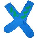 Bassin and Brown Blue French Bulldog Bamboo Socks