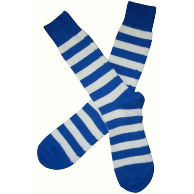 Bassin and Brown Blue Hooped Stripe Socks