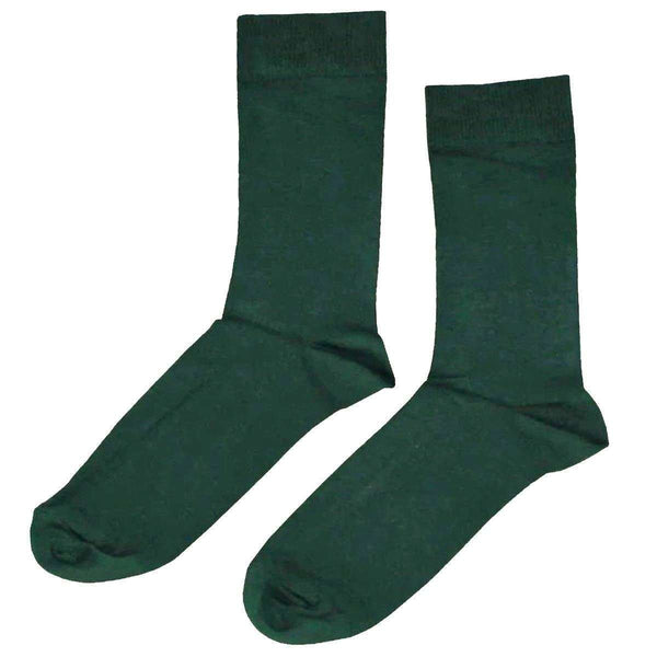 Bassin and Brown Green 5 Pack Plain Bamboo Socks