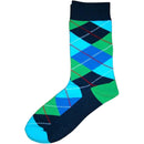Bassin and Brown Green Argyle Socks