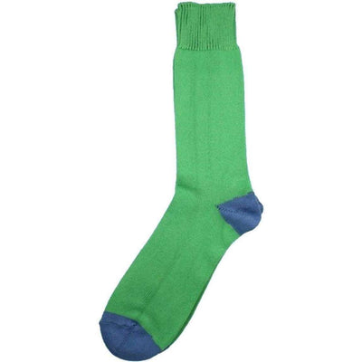 Bassin and Brown Green Heel and Toe Socks