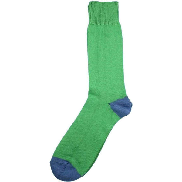 Bassin and Brown Green Heel and Toe Socks