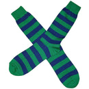 Bassin and Brown Green Hooped Stripe Socks
