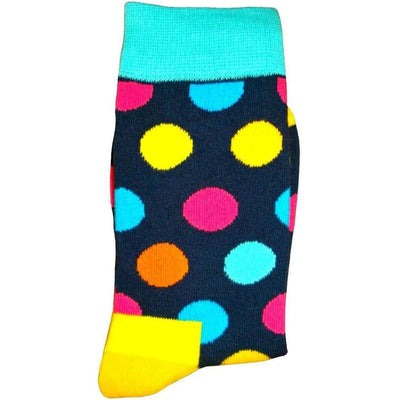 Bassin and Brown Navy Spotted Socks