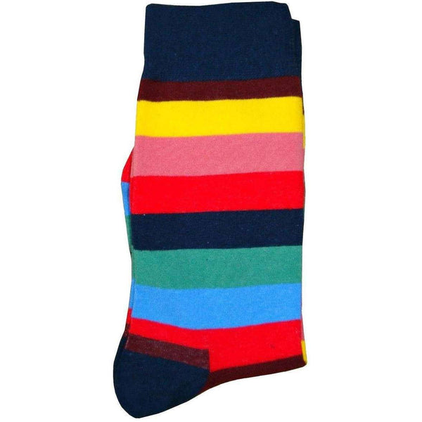 Bassin and Brown Navy Striped Socks