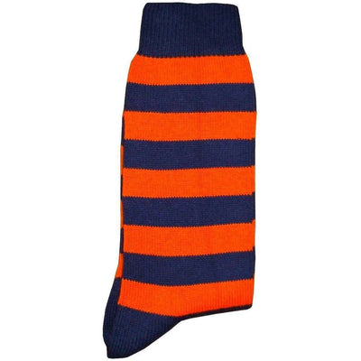 Bassin and Brown Orange Hooped Stripe Socks
