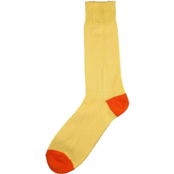 Bassin and Brown Yellow Heel and Toe Socks