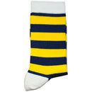 Bassin and Brown Yellow Hooped Stripe Socks