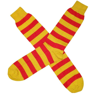 Bassin and Brown Yellow Hooped Stripe Socks