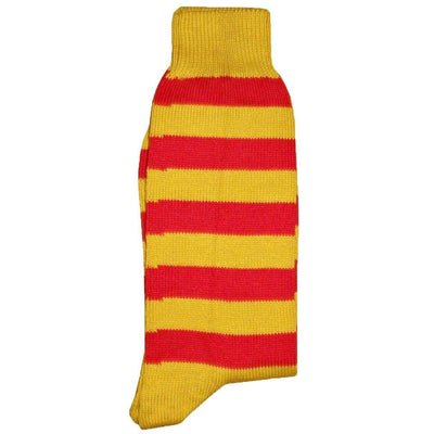 Bassin and Brown Yellow Hooped Stripe Socks