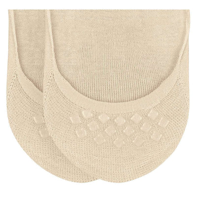 Burlington Beige Everyday Invisible 2 Pack Socks