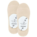 Burlington Beige Everyday Invisible 2 Pack Socks