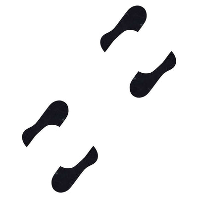 Burlington Black Everyday 2-Pack No Show Socks