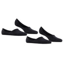 Burlington Black Everyday Invisible 2 Pack Socks