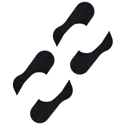 Burlington Black Everyday Invisible 2 Pack Socks