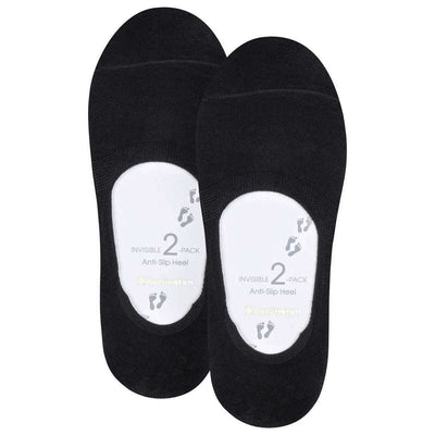 Burlington Black Everyday Invisible 2 Pack Socks