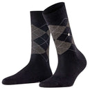 Burlington Black Marylebone Lurex Socks