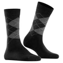 Burlington Black Marylebone Lurex Socks