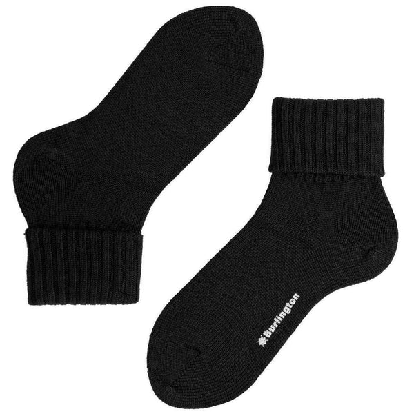 Burlington Black Plymouth Socks