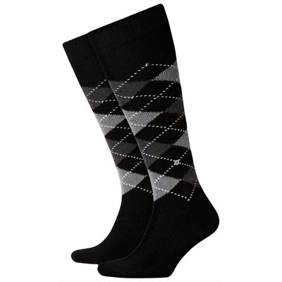 Burlington Black Preston Knee High Socks