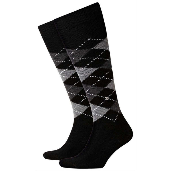 Burlington Black Preston Knee High Socks