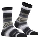 Burlington Black Stripe Socks