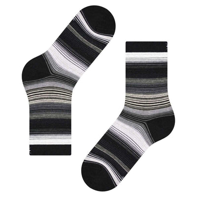 Burlington Black Stripe Socks