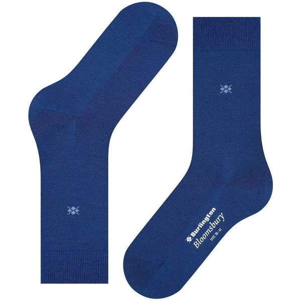 Burlington Blue Bloomsbury Socks