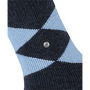 Burlington Blue Cosy Argyle Socks