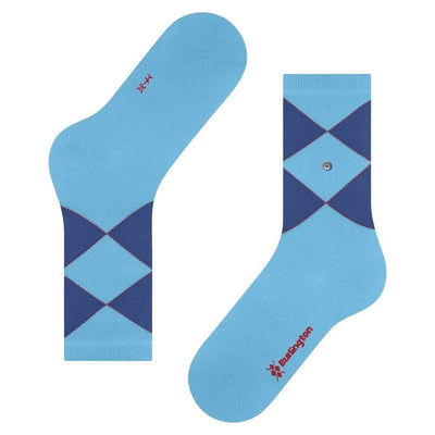 Burlington Blue Darlington Socks