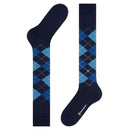 Burlington Blue Edinburgh Knee High Socks