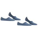 Burlington Blue Everyday Invisible 2 Pack Socks