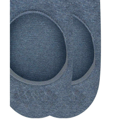 Burlington Blue Everyday Invisible 2 Pack Socks