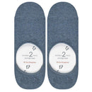 Burlington Blue Everyday Invisible 2 Pack Socks