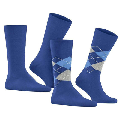 Burlington Blue Everyday Mix 2 Pack Socks