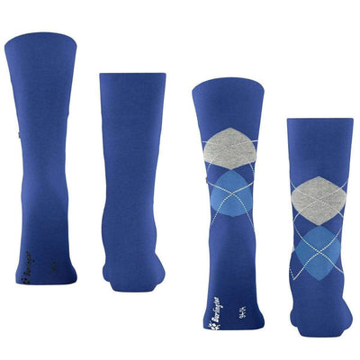 Burlington Blue Everyday Mix 2 Pack Socks