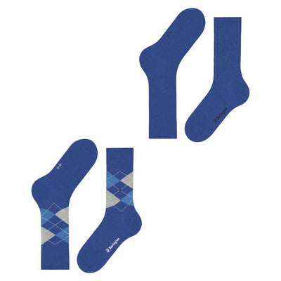 Burlington Blue Everyday Mix 2 Pack Socks