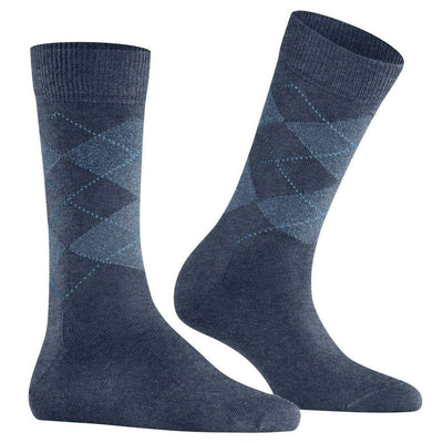 Burlington Blue Marylebone Lurex Socks