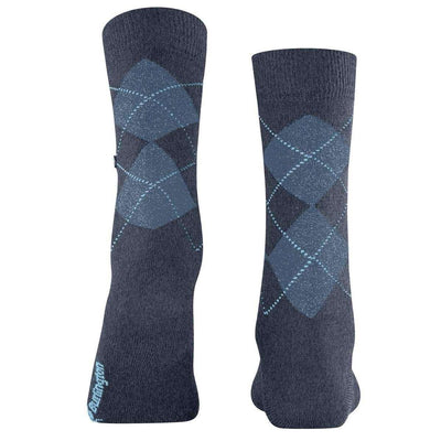 Burlington Blue Marylebone Lurex Socks