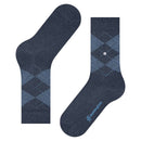 Burlington Blue Marylebone Lurex Socks