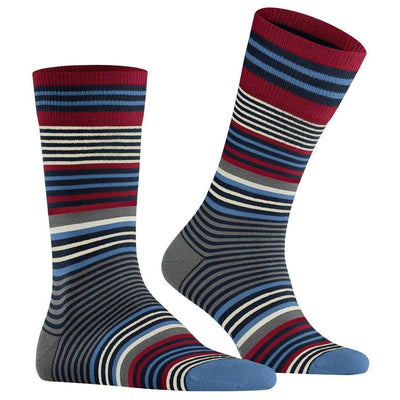 Burlington Blue Stripe Socks