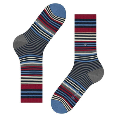 Burlington Blue Stripe Socks