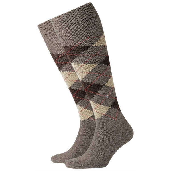 Burlington Brown Preston Knee High Socks