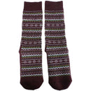 Burlington Burgundy Holiday Homepad Socks