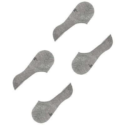 Burlington Grey Everyday Invisible 2 Pack Socks